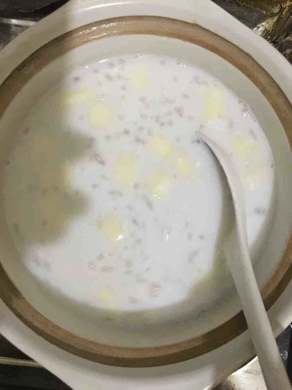 Yam Coconut Sago recipe