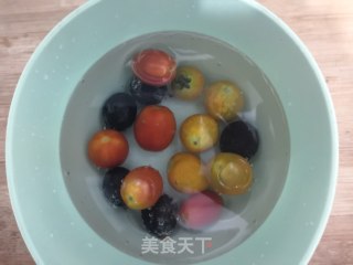 Yogurt Cereal Cherry Tomatoes recipe