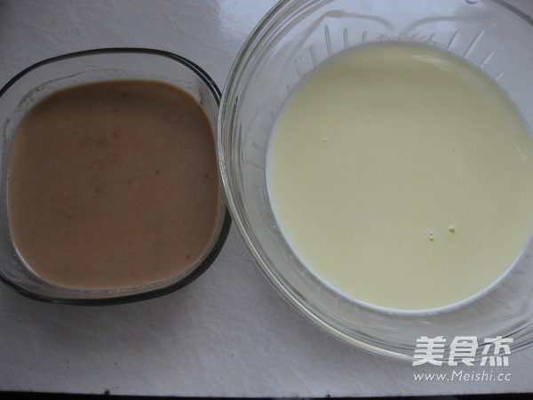 Two-color Ice Cream recipe