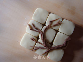 【china】creative Chinese White-crust Pastry: Red Plum and Primula recipe