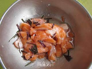 Herbed Leek Salmon recipe