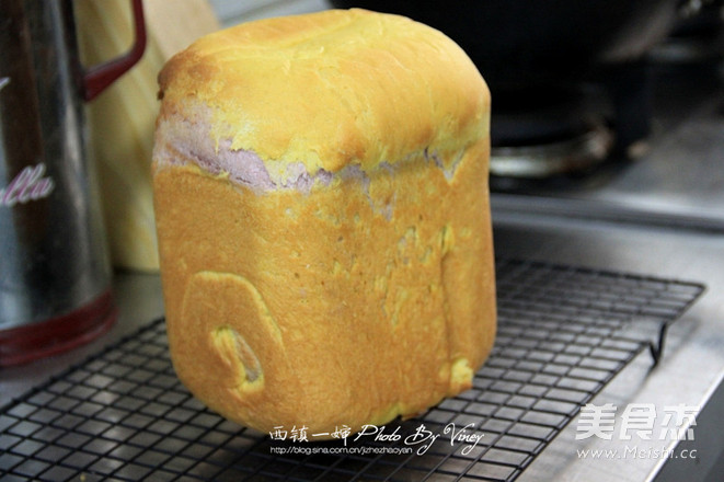 Purple Sweet Potato Pumpkin Toast recipe