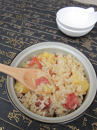 Braised Rice with Sausage and Potatoes