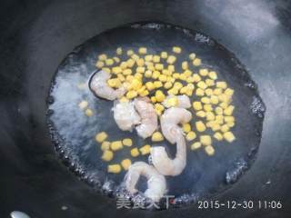 Stir-fried Shrimp with Bell Pepper and Corn recipe