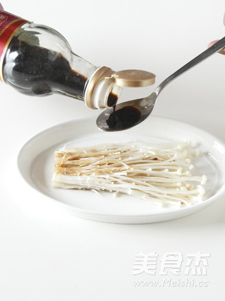 Enoki Mushroom with Scallion Oil recipe