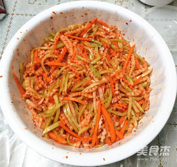 Korean Lettuce Double Radish recipe