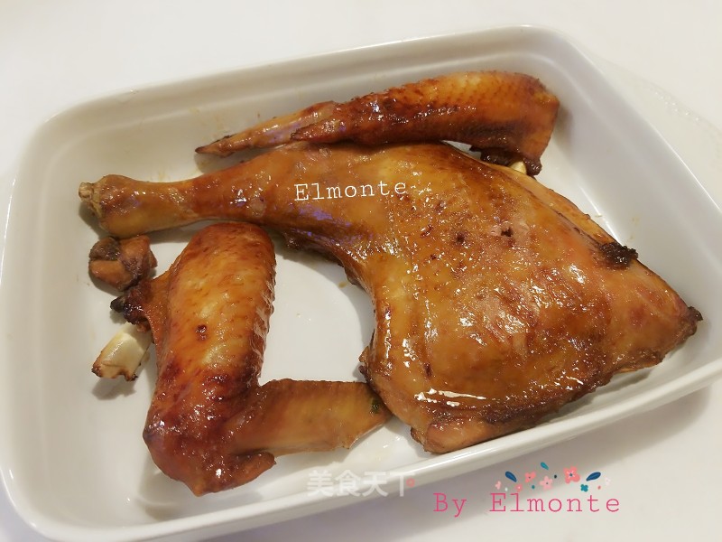 Honey-glazed Turkey Leg and Chicken Wings recipe