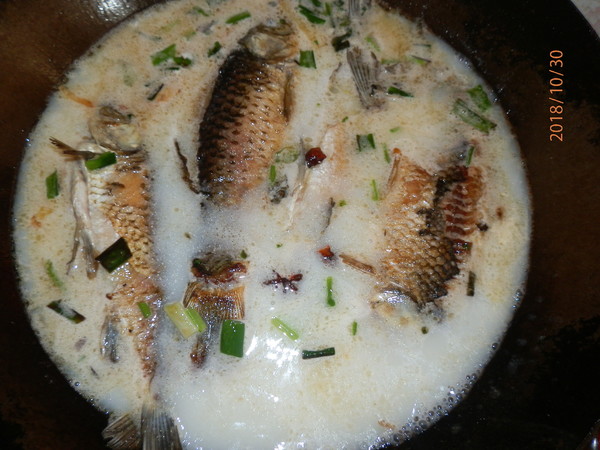 Stewed Crucian Carp Soup recipe