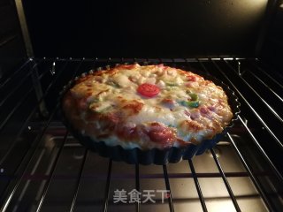 Onion Ham Pizza recipe