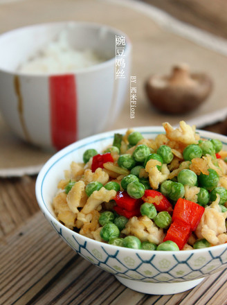 Pea Chicken Shreds recipe