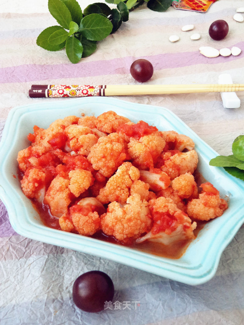 Cauliflower with Tomato Sauce recipe