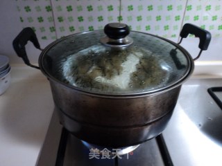 Steamed Tofu with Handmade Pickles recipe