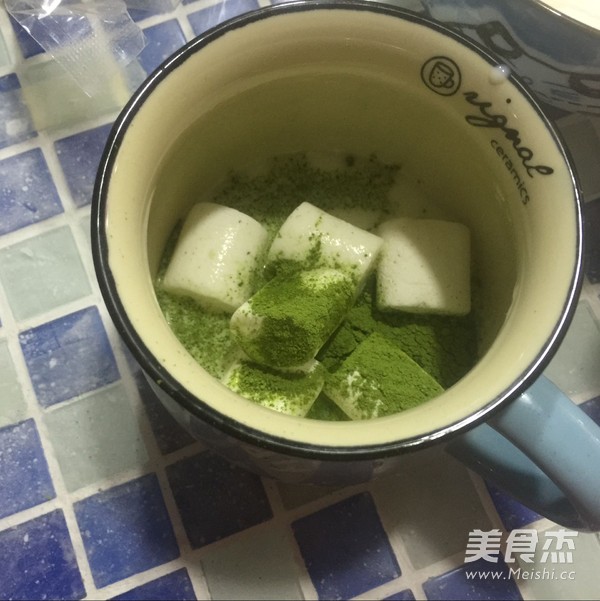 Matcha Pudding without Baking recipe