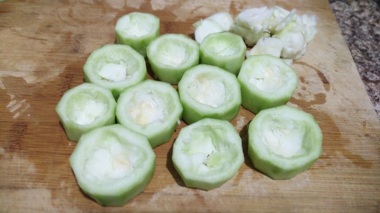 Loofah Shrimp Cup recipe