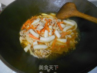 Kimchi Fried Rice Cake recipe