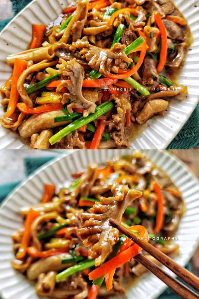 Spicy Stir-fried Duck with Oyster Sauce