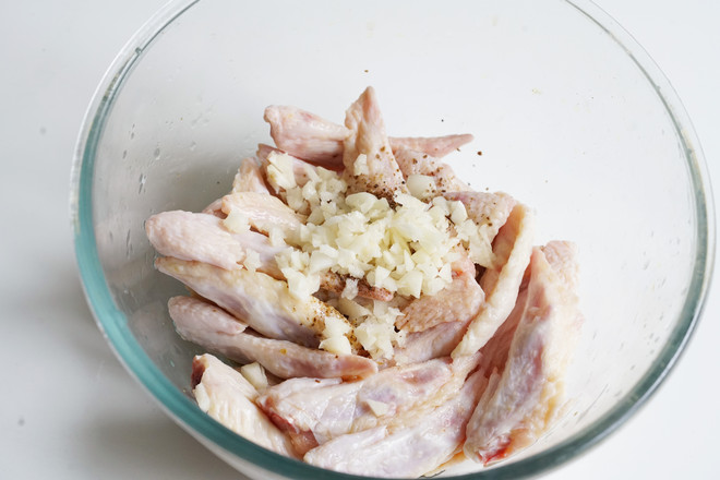 Garlic Chicken Wing Tips recipe