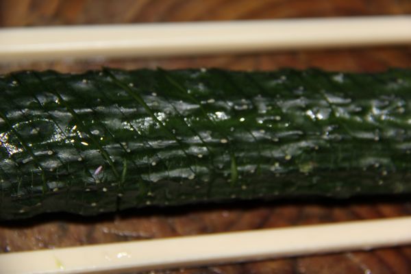 Minyi Cucumber Mix with Preserved Eggs recipe
