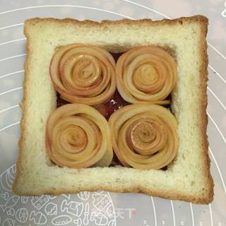 # Fourth Baking Contest and is Love to Eat Festival# Apple Rose Toast recipe