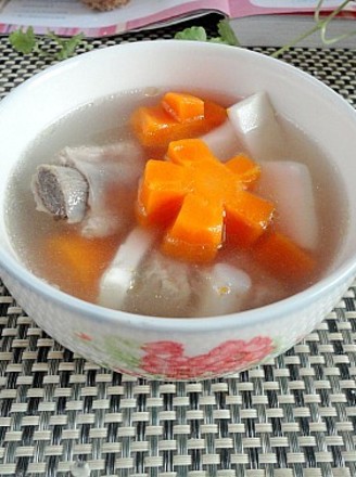 Coconut Carrot Pork Ribs Soup recipe