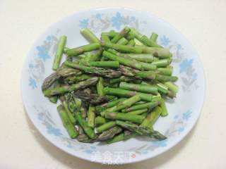 Stir-fried Pumpkin and Asparagus recipe