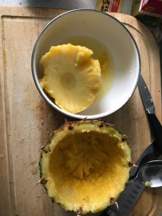 Glutinous Rice with Pineapple Rice recipe