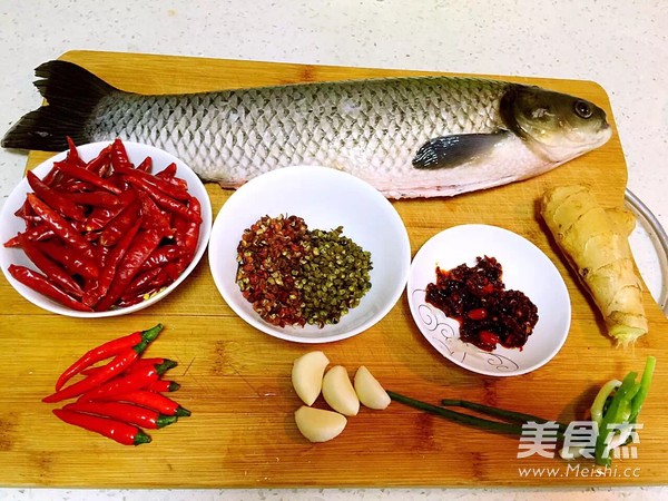 Poached Fish with Fresh Peppers in Low Oil Version (with Fish Fillet Method) recipe
