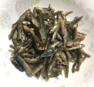 Spicy Fried Small Dried Fish recipe