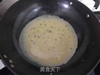 #春食野菜香# Wild Onion Goose Egg Pancake recipe