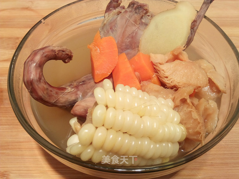 Hericium and Pigeon Corn Soup recipe