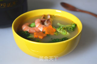 Shrimp and Vegetable Cream Soup recipe