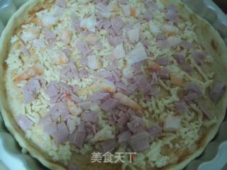 12 Inches-ham and Shrimp Pizza recipe