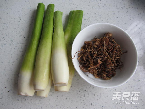 Boiled Bamboo Shoots and Dried Vegetables recipe