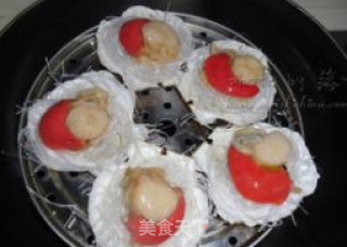 Steamed Scallops with Garlic Vermicelli recipe