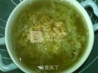 Chinese Cabbage Scallop Soup recipe