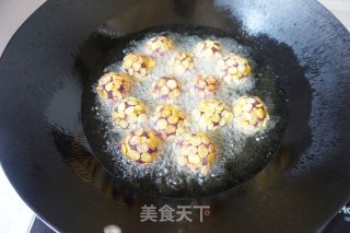 Corn Chips Purple Sweet Potato Balls recipe