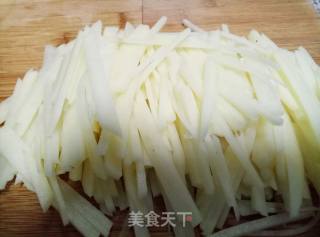 Tossed Potato Shreds recipe