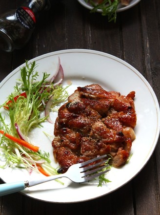 Roasted Chicken Thigh with Black Pepper recipe
