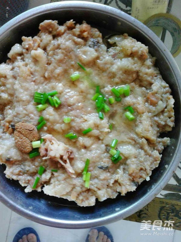 Steamed Meat Cake with Salted Fish recipe