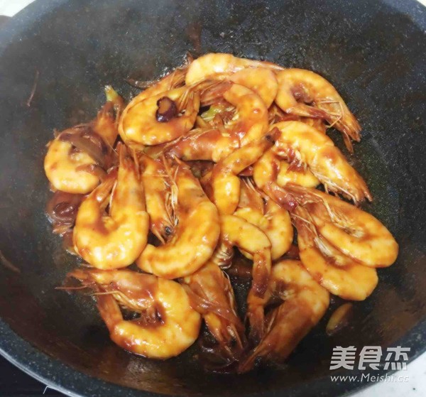 Braised Prawns in Tomato Sauce recipe