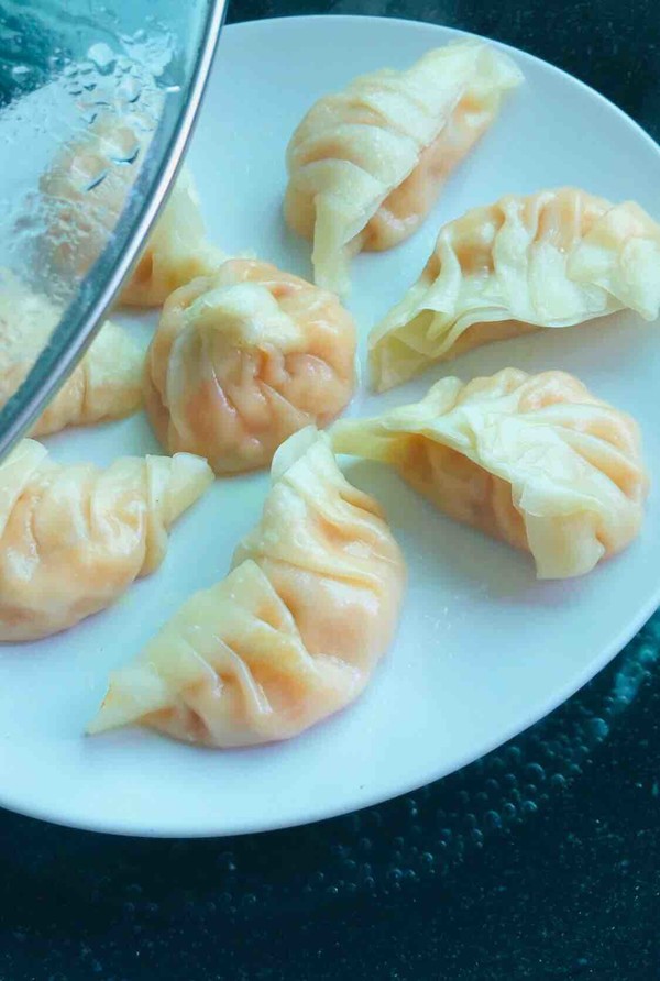 Korean Kimchi Chicken Dumplings recipe