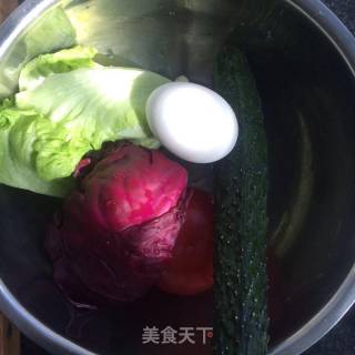 Seasonal Vegetables Mixed with Vinaigrette recipe