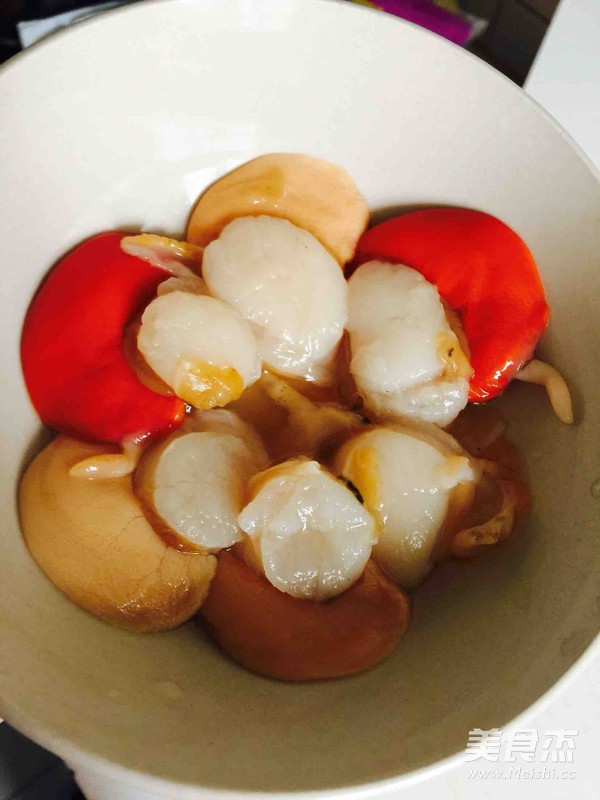 Steamed Scallops with Garlic Vermicelli recipe