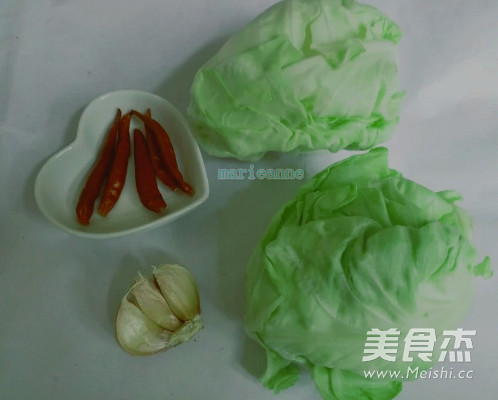 Spicy Shredded Cabbage recipe