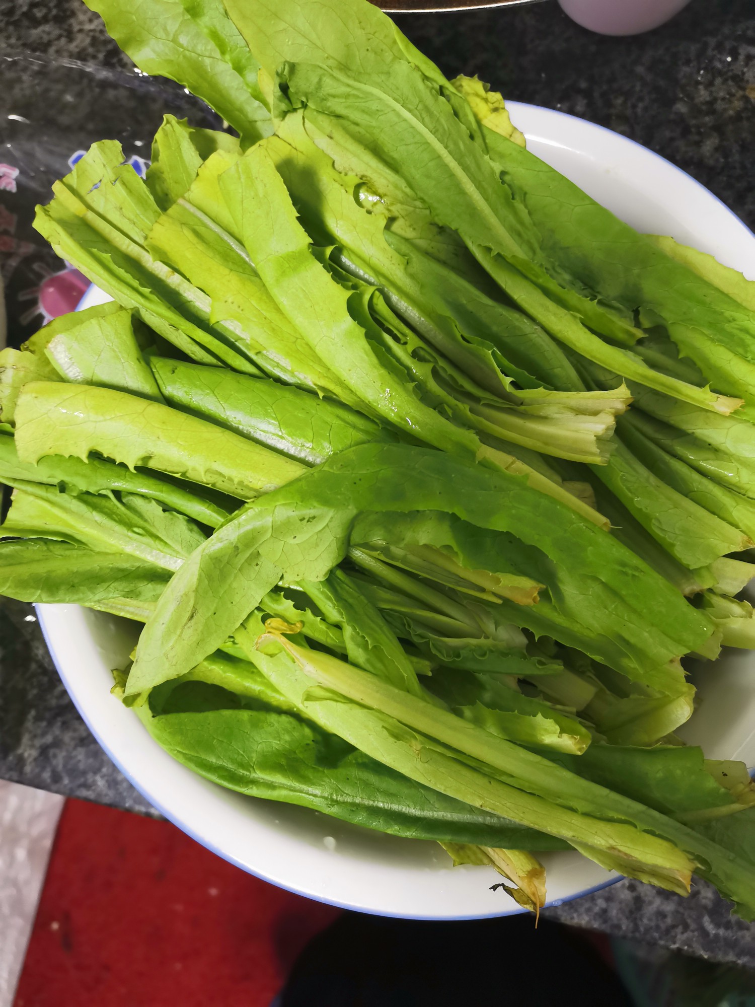 Stir-fried Lettuce with Tempeh Fish recipe