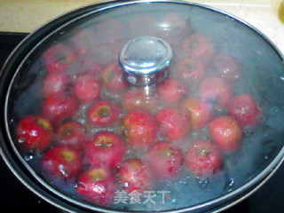 Fried Red Fruit with Brown Sugar recipe