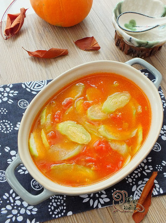 Tomato Loofah Soup recipe