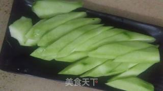 Steamed Loofah with Tofu and Garlic recipe
