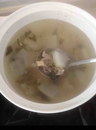 Lean Meat Stewed Winter Melon and Cabbage Dry Soup