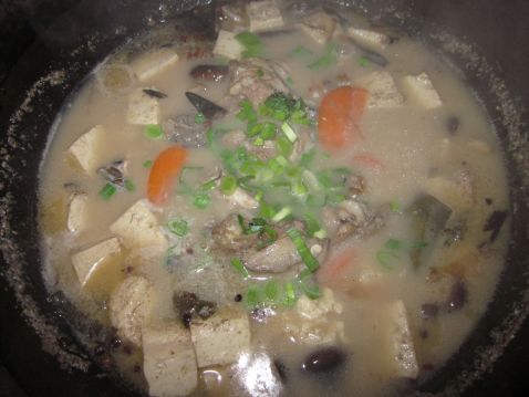 Fried Braised Fish Head Soup recipe